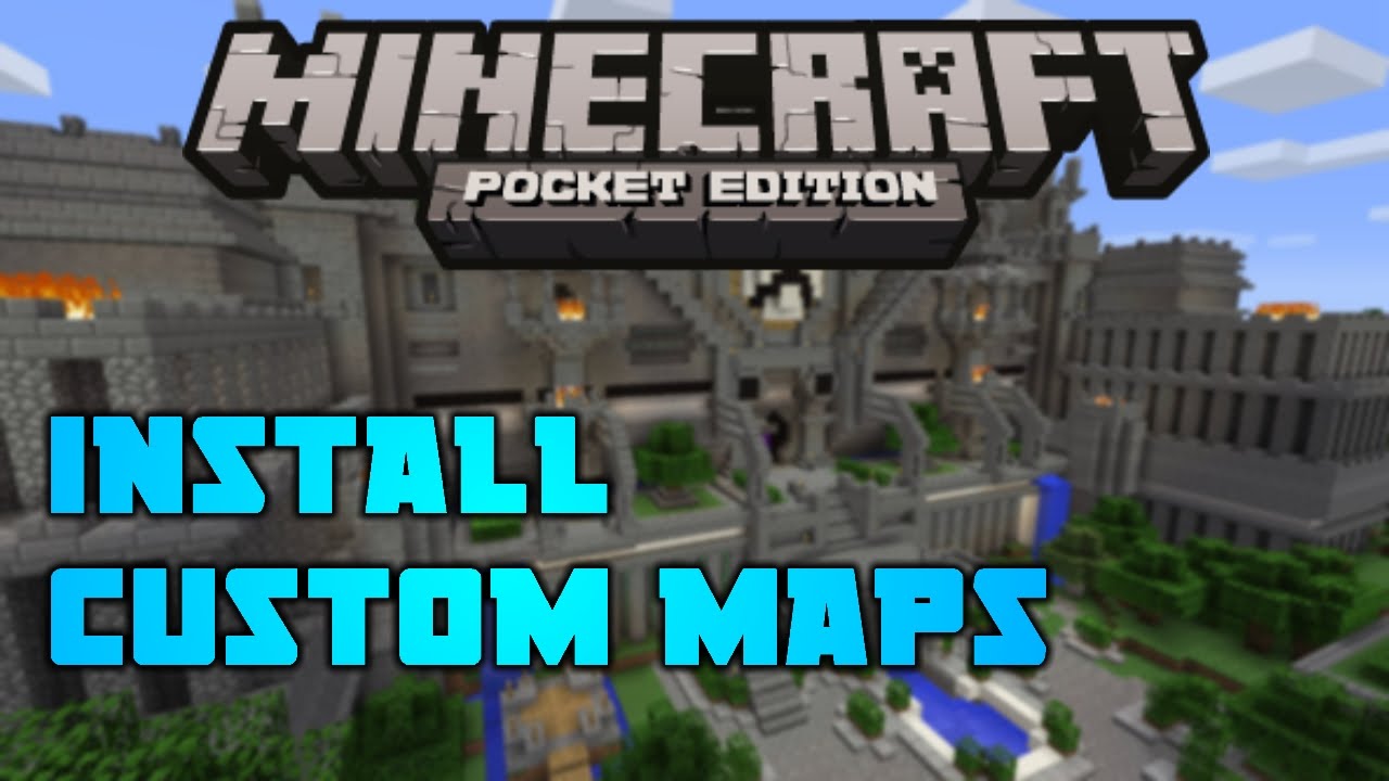 How To Get Custom Maps In Mcpe - YouTube