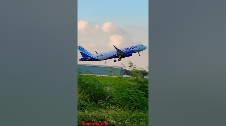 Flight takes off from runway                       #indigo #flight #runway #aeroplane #skyview