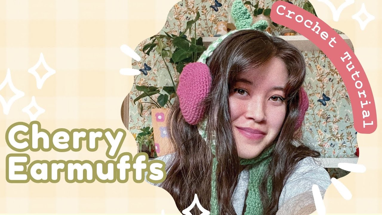 Crochet Tutorial Cherry Earmuffs Crochet Project Ideas YouTube