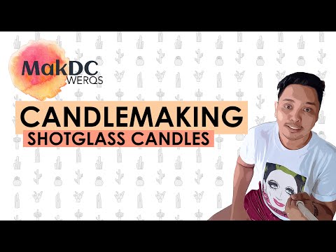 Cutie Paraffin Schnapsglas Kerze - Tutorial