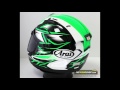 Arai rx7v motorcycle helmet ghost green  thevisorshop