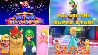 Evolution of Mario Party Super Star Ceremony (1998 - 2021)