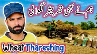 Hum Ny B Tharesher Lagwa Li|Wheat crop|Pakistan villahe vlogs|Mubeen Bhai Vlogs