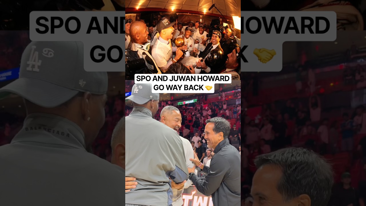 Coach Spo saw Juwan Howard again 🤝