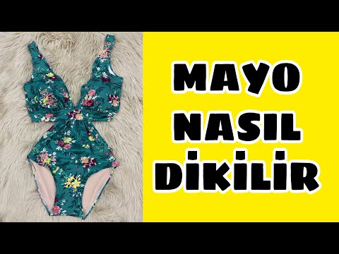 240 TL LİK MAYO DİKTİM(Mayo Nasıl Dikilir)/DIY Swimsuit