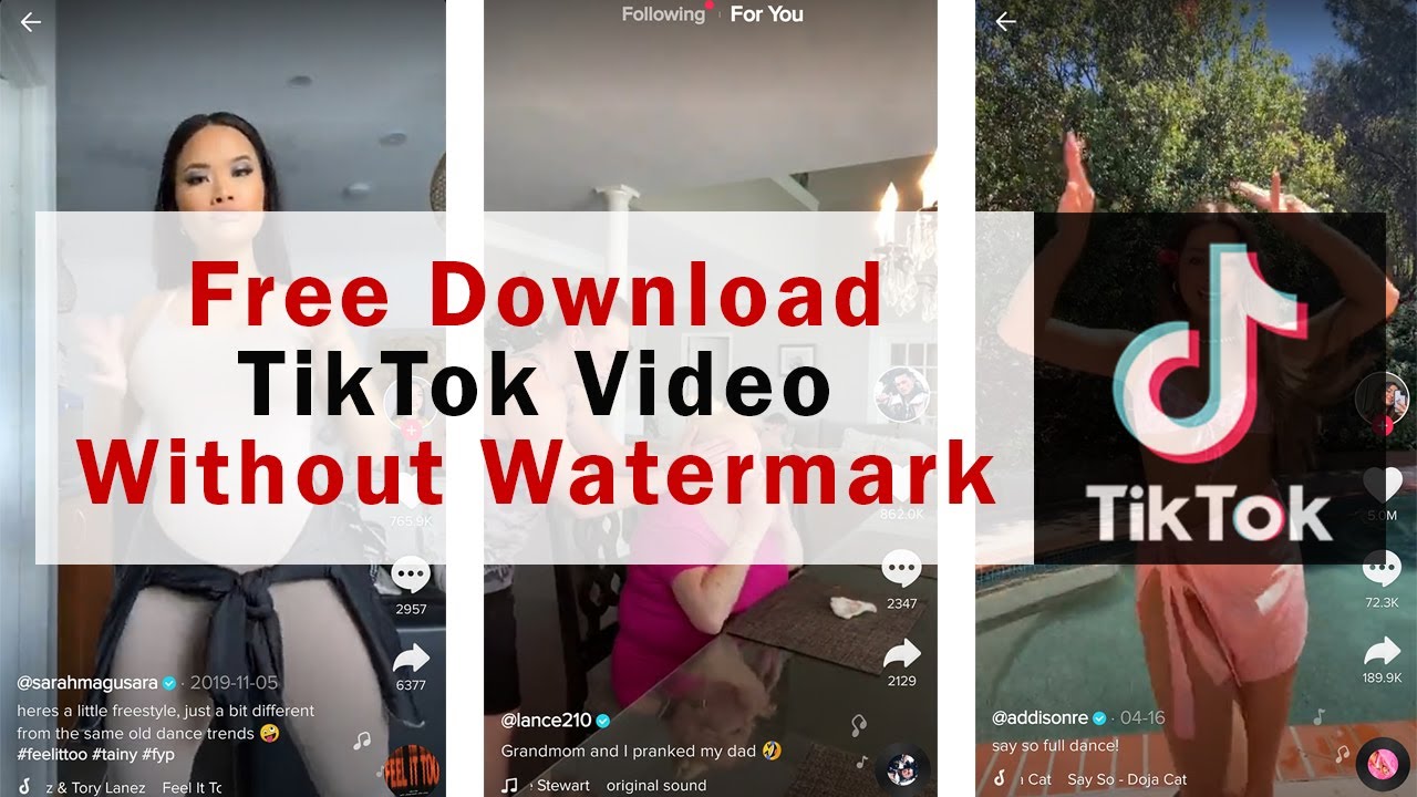 How to download tiktok without watermark pasefluid