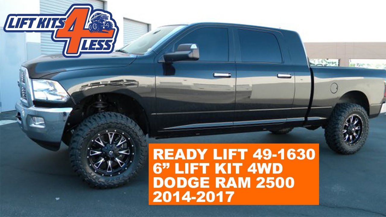 ReadyLift 49-1630-K | 2014-17 Dodge Ram 2500 4WD | 6 Inch Lift Kit with SST3000 Shocks - YouTube