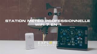 NB-7003700+3LR6+1CR2 - BRESSER - Station Météo Pro wifi avec Qualité de  l´air et météo à 7 jours