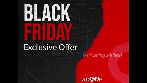Black friday sale at our app