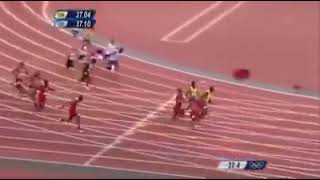 Tokyo Olympics 2021 . USAIN BOLT laughs at 100M Men
