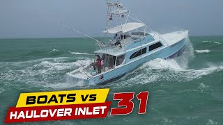 LOSING CONTROL IN ROUGH SEAS! | Boats vs Haulover Inlet