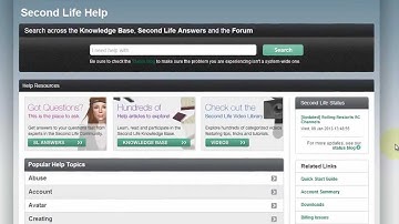 Second Life QuickTips - Getting Help