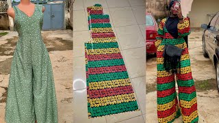 How to easily draft and Cut A line jumpsuit!