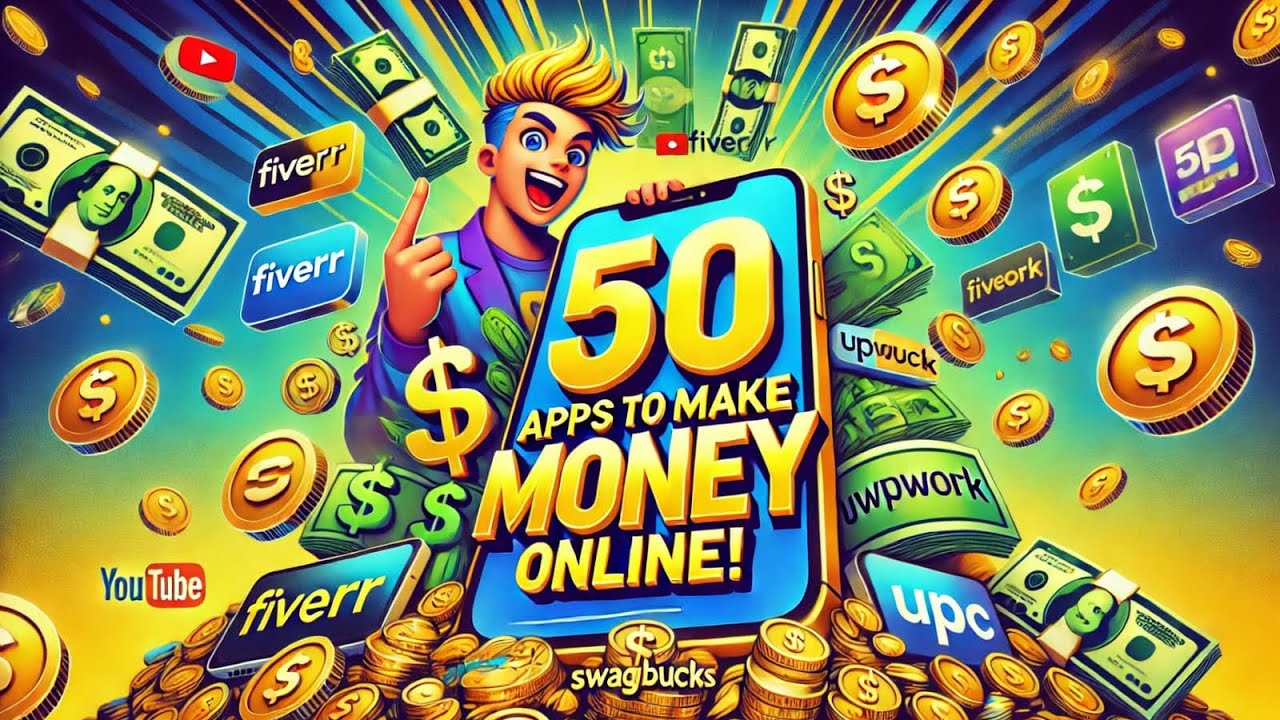 50 Best Apps to Make Money Online in 2025 – Earn from Your Phone!!😍🔥💰 # ...