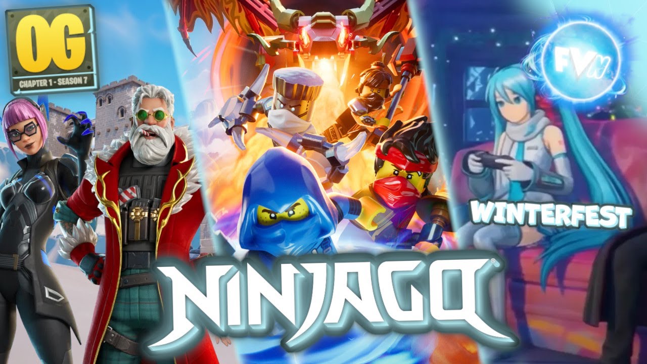 TOUTES les infos sur NINJAGO, FORTNITE OG S7 et WINTERFEST 2025 ! - FVN