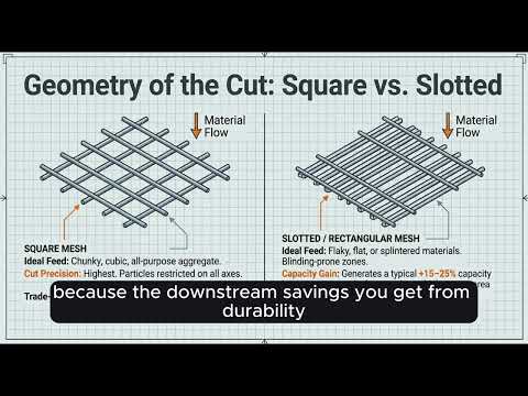 Wire Mesh Sizing for Vibrating Screens: Open Area, Cut Size & Wear Guide