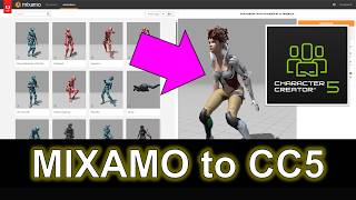 Mixamo to Character Creator 5 (CC5) Full Workflow | Convert FBX Motion to iClone 8 .rlmotion File