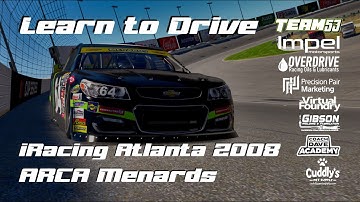 Learn to Drive ARCA at Atlanta (2008) for iRacing 2025 Season 3 Week 8 Lap Guide & Tutorial