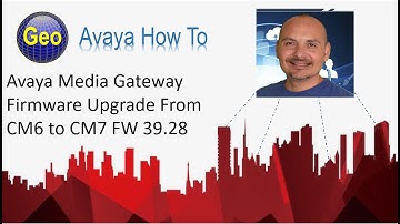 Avaya Media Gateway Firmware Upgrade From CM6 to CM7 FW 39.28