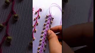 embroidery work 😀 #embroidery #design #crochet #handmade #sewing #beautiful #tutorial #shorts