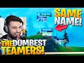 I Ran Into The Worlds DUMBEST Teamers! (They Made It OBVIOUS!) - Fortnite Battle Royale