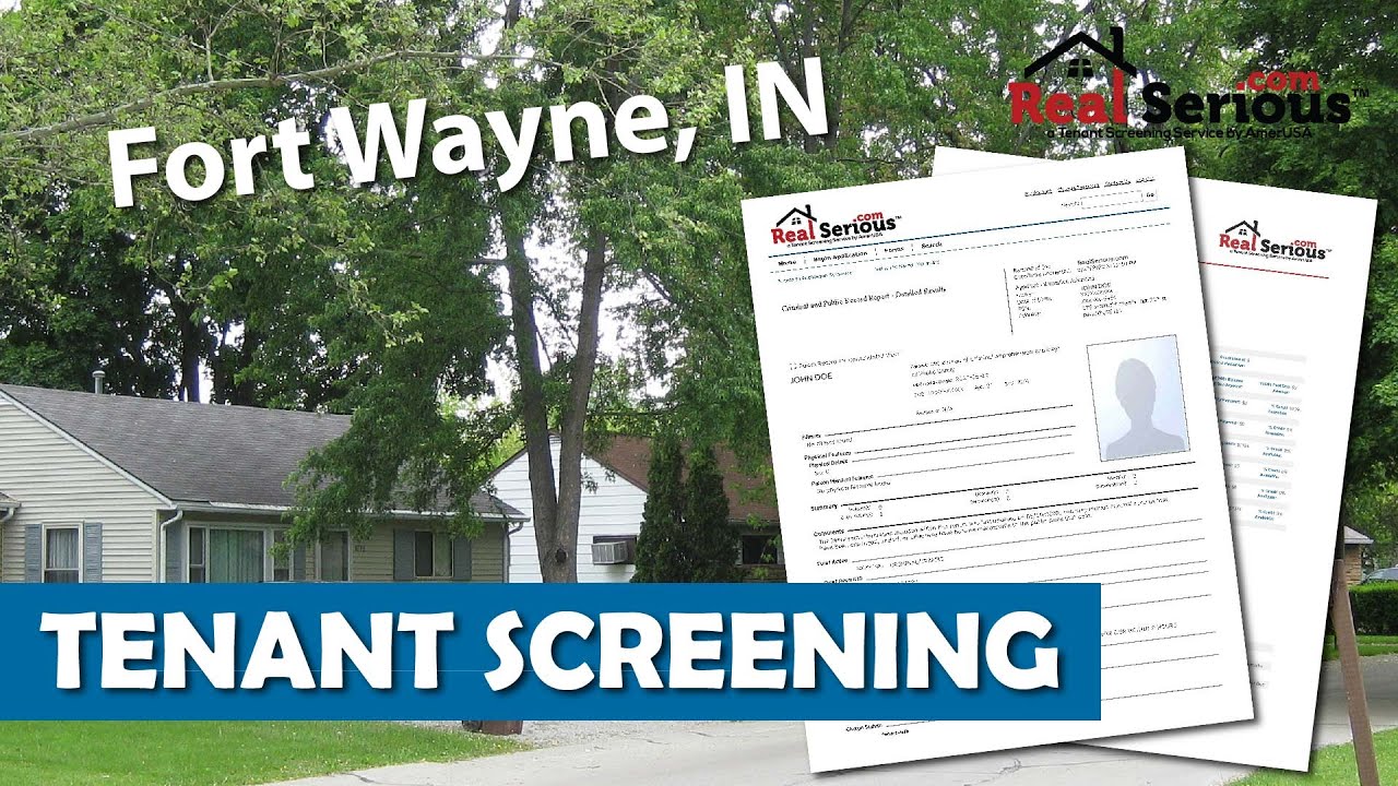 Fort Wayne IN Tenant Screening Services for Landlords & Real Estate Agents