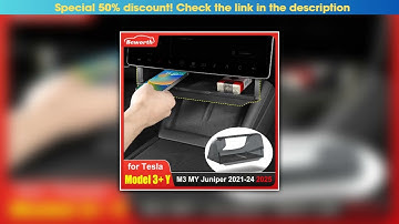 Exclusive For Tesla Model Y Juniper 2025 Model 3 Highland 2024 Under-Screen Hidden Storage Box Behi