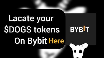How to locate your $DOGS tokens in Bybit Exchange. #avacoins #bybit #dogs