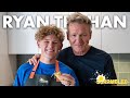Gordon Ramsay Gets Ryan Trahan to Cook Breakfast Tacos
