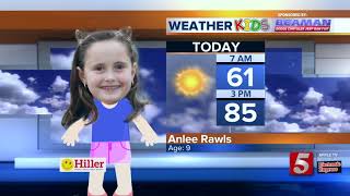 Lelan's morning forecast: Thursday, August 29, 2019