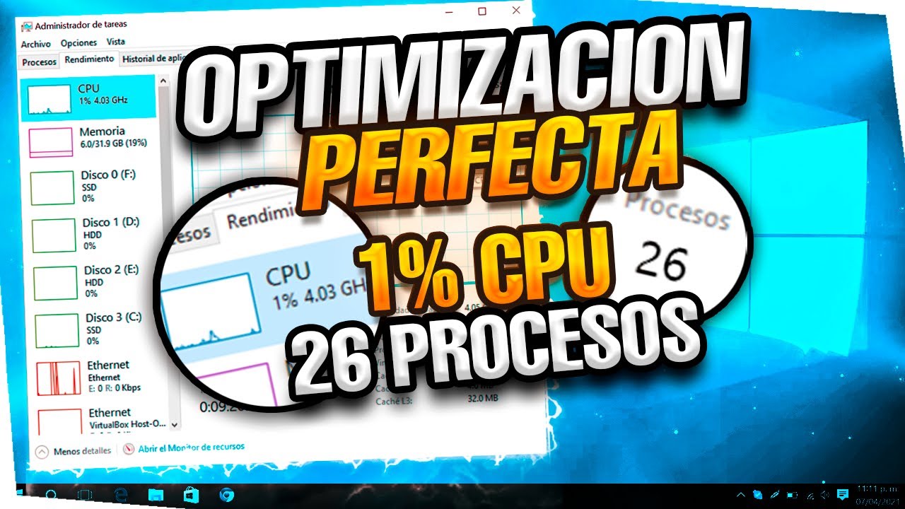 Maximo Rendimiento TU NUEVO Windows 10 Mas Rápido Mas Ligero y Funcional / Configura tu ...