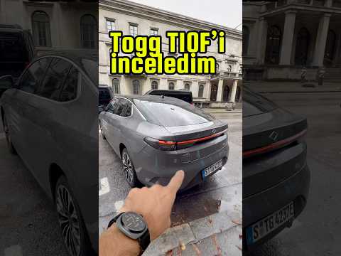 Togg’un yeni modeli T10F’i Almanya’da inceledim. #togg #t10f #technology #cars #otomobil #shorts