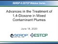 Advances in the treatment of 14 dioxane in mixed contaminant plumes