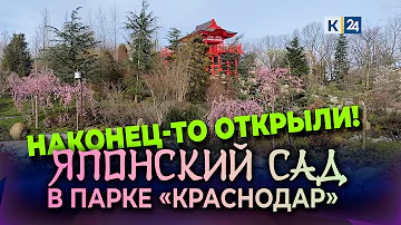 Когда откроется Японский сад в парке Краснодар