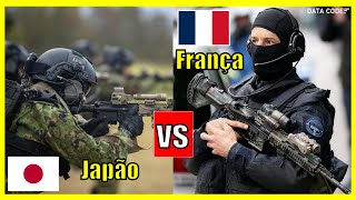 Japão X França - Comparação do Poder Militar 2024