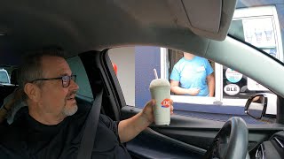 Oreo Blizzard, Banana Shake & Ice Cream Cone, Dairy Queen Drive-Thru, Flagstaff, Arizona, Jul 23 GFH