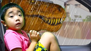 マナーとルールを守ろう！逃げだした恐竜を捕まえろ！ screenshot 1