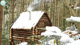 This guy built a wooden hut for jungle survival | start to finish by Ivan Bushcraft