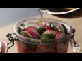 Spicy pickled radishes  cooking  tasting table