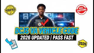 DCJS VA Vehicle Code Exam 2026 | Latest Review to Help You Pass with Confidence 🚔📘🔥