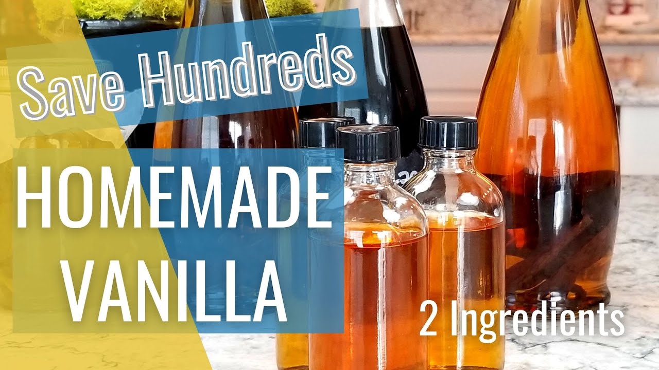 How to Make Vanilla Extract -2 Ingredients- Never buy Vanilla Again