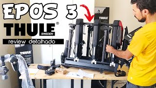 Novo Transbike Thule Epos 3 Review Detalhado - Suporte Dobrável e Prático