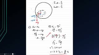 Physics 8.9: Horizontal Circular Motion: Example 3