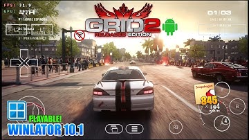 Grid 2 Winlator CMOD Version 7.1.4 PC Low End Device