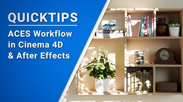 C4D Quicktips: ACES workflow