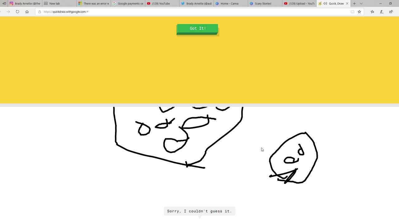 Playing Goggle Quick Draw! - YouTube