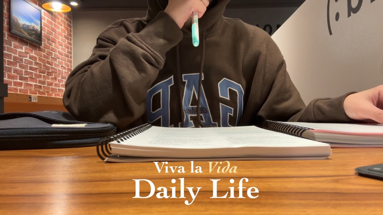 27살 대학원생 브이로그 | 매일매일 영어공부만 하는 일상..😵‍💫 | 스터디 카페✏️, 비알레띠 모카포트☕️, 교보문고 중독자📚, 영어 화상 수업 👩‍🏫