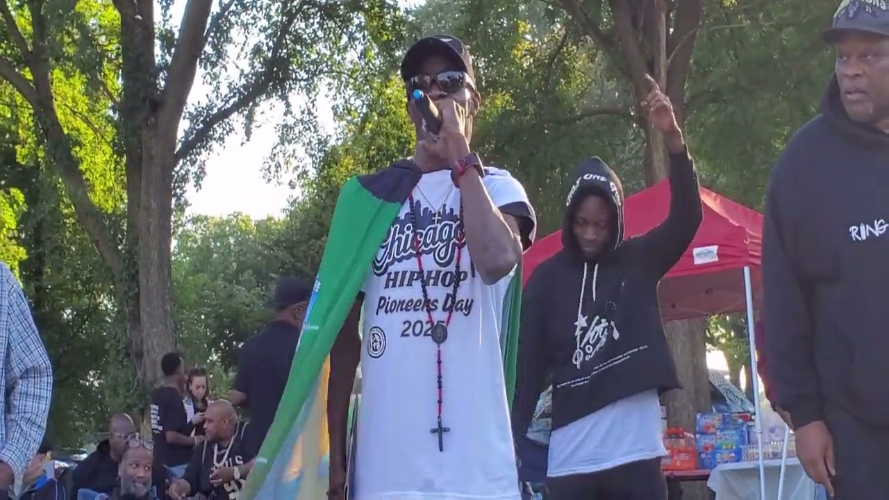 King Shaka Zulu - "It's A Dance World" Performance at Chicago Hip Hop Pioneers Day 2025