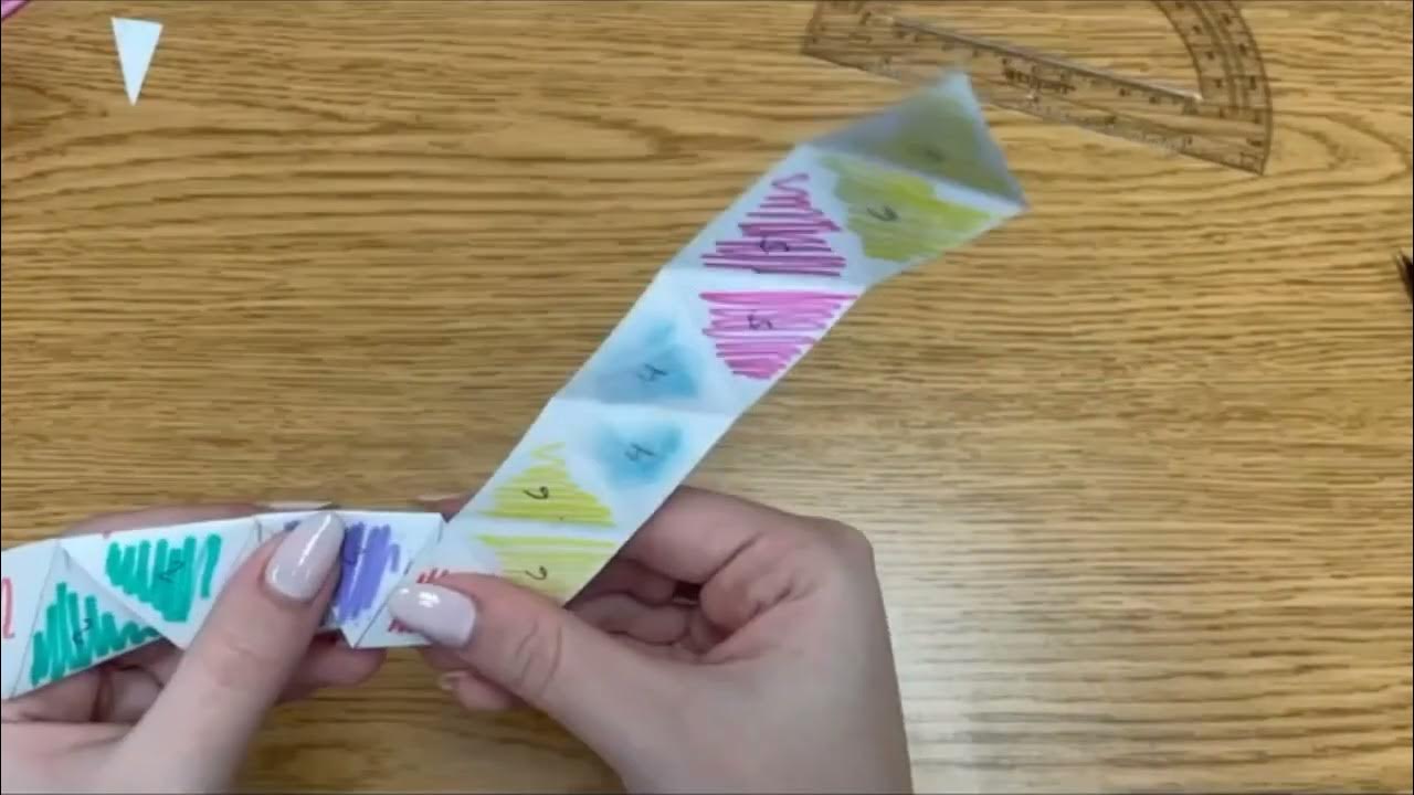 How to Make a Hexaflexagon and Find All Six Sides YouTube