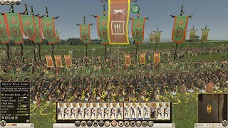 2900 Epirus vs 8400 Boii (Battle at Belz) | Total War Rome II